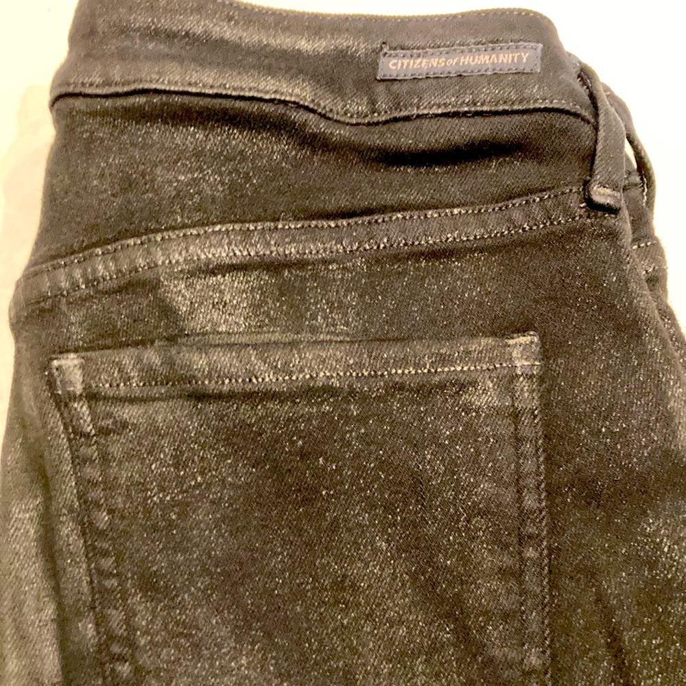 EUC Citizens of Humanity Black Sparkle Jeans